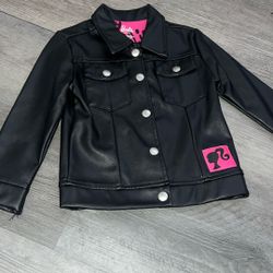 Barbie Leather Girls Jacket 