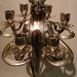 Sterling Silver Candlelabra 