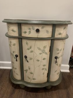 Side table w/ 3 Cabinets & 1 Drawer