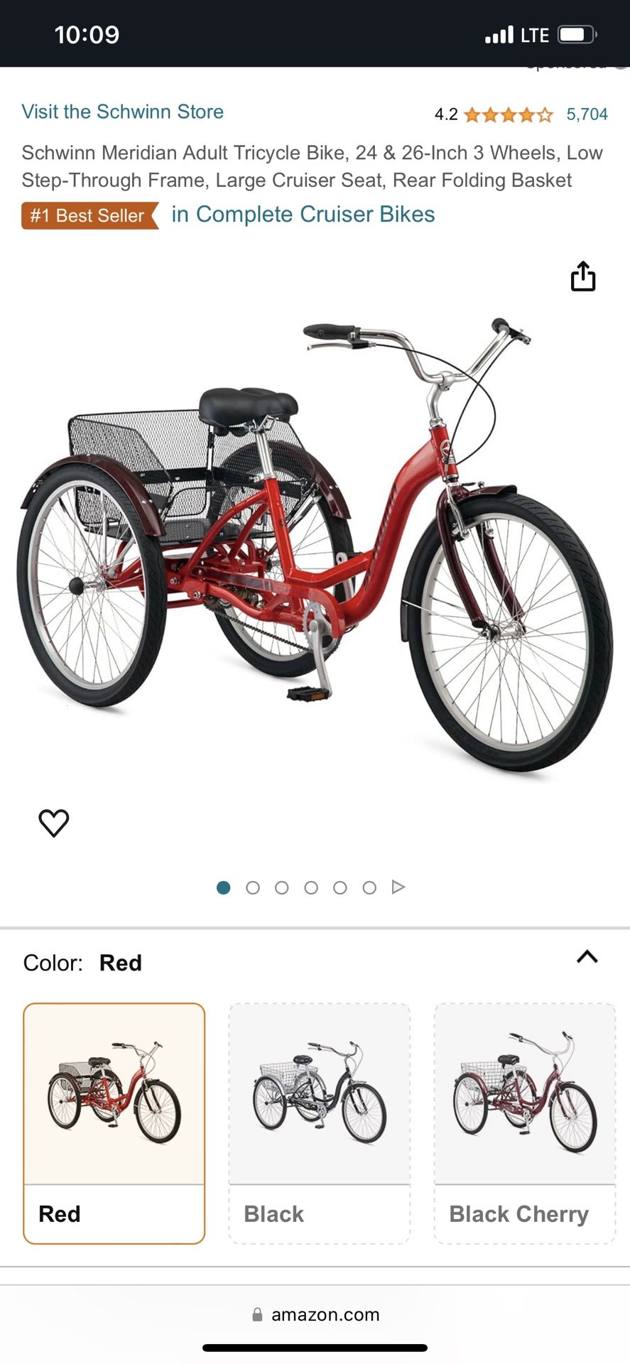 Schwinn Meridian Multi Speed Adult Tricycle Schwinn Meridian