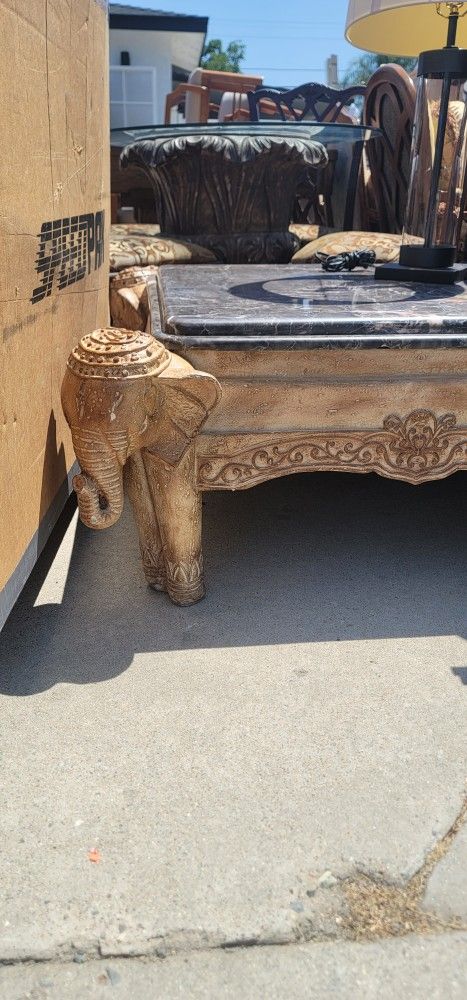Marble Elephant Table