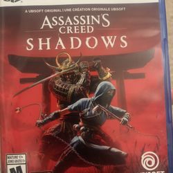 Assassins Creed Shadows Video Game PS5 