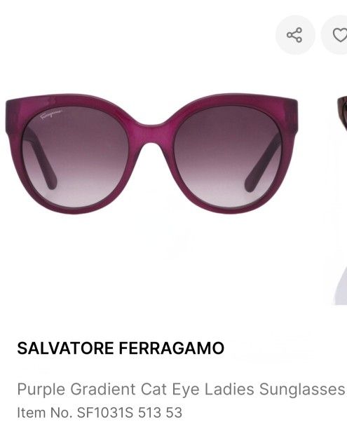 New In Box Salvatore Ferragamo Women Sunglasses 