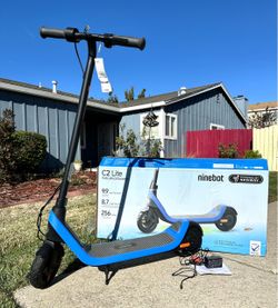 Segway - C2 Lite Electric Scooter for Kids - Safe & Fun Scooter, 8.7 Mile Range, 9.9 MPH Max Speed & RGB Lights