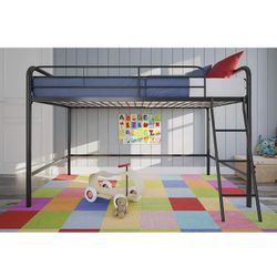 New Twin Size Junior Metal Loft Bed 
