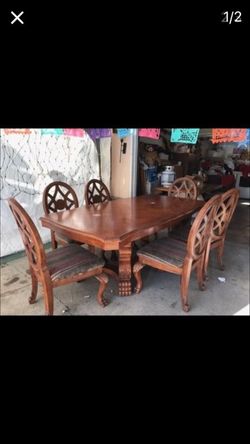 Dining table only chairs have sold 50 bucks