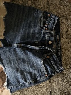 American Eagle High Waisted Denim Shorts