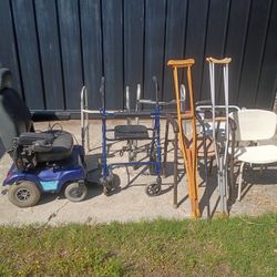 Merits Electric Wheelchair And Huge Lot Of Walkers, Potty Chairs Shower Chairs $300 For ALL