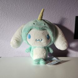 Cinnamoroll Narwhal Plush