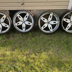 24’forgiato 5x112 Staggered 