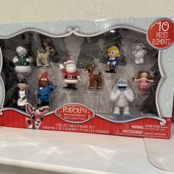 Rudolph The Red Board Reindeer Collectible Figure Set