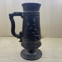Vintage Metal Footed Tankard Mug