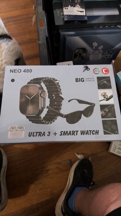 NEO 480 Ultra 3 Smart Watch Bundle