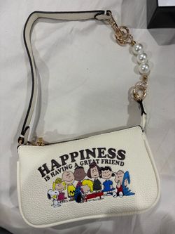 Peanuts Snoopy White Mini Shoulder Bag