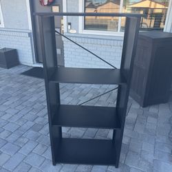 Metal Frame Bookcase / Shelving Unit 