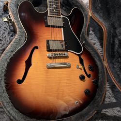Gibson Memphis ES-335 Figured Tobacco burst