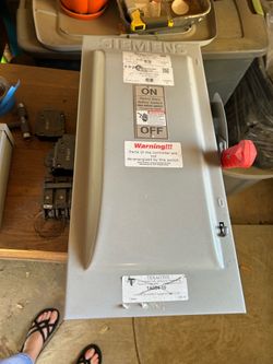 Emergency shut off and 1 breaker box