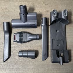 Genuine Dyson Attachment Lot & Wall Dock - 6 Piece Accessory Set