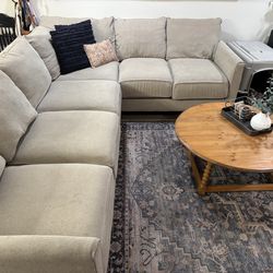 Beautiful gray sectional couches