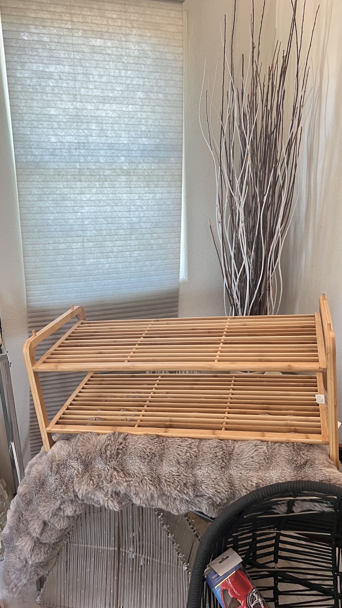Wood Shoe Storage Rack