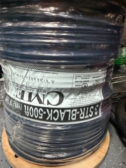 #3 copper THHN wire 500ft spools stranded cable new