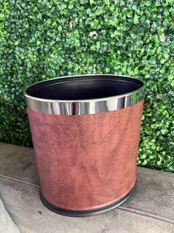 Burgundy Trash Cans