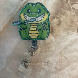 Alligator Dental Badge Reel