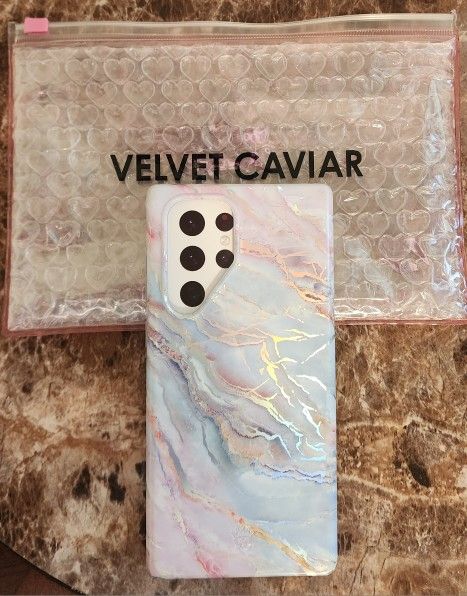 VELVET CAVIAR SAMSUNG GALAXY S22 Phone Case Holographic Moonstone Marble Color
