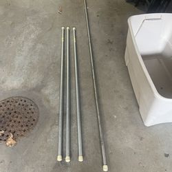 Steel pipes/rods