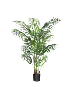 5ft Tall Artificial Plant, Faux Tropical Tree