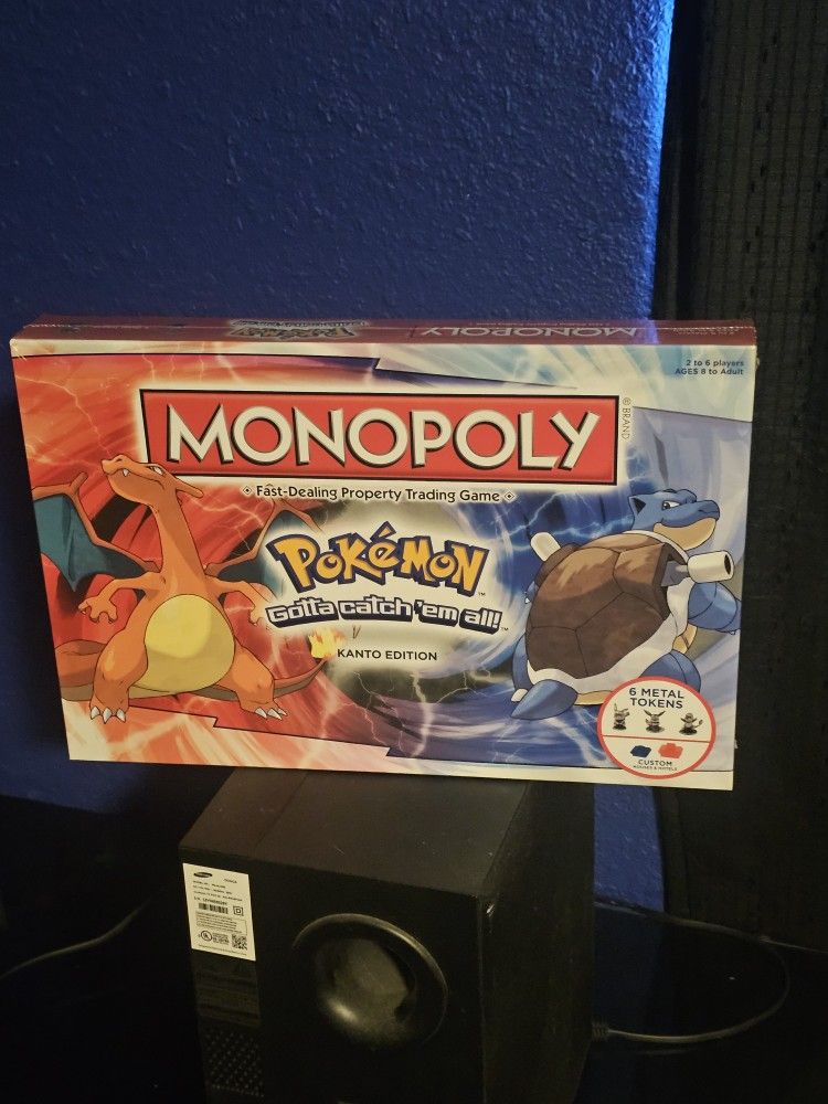 Pokemon Monopoly New