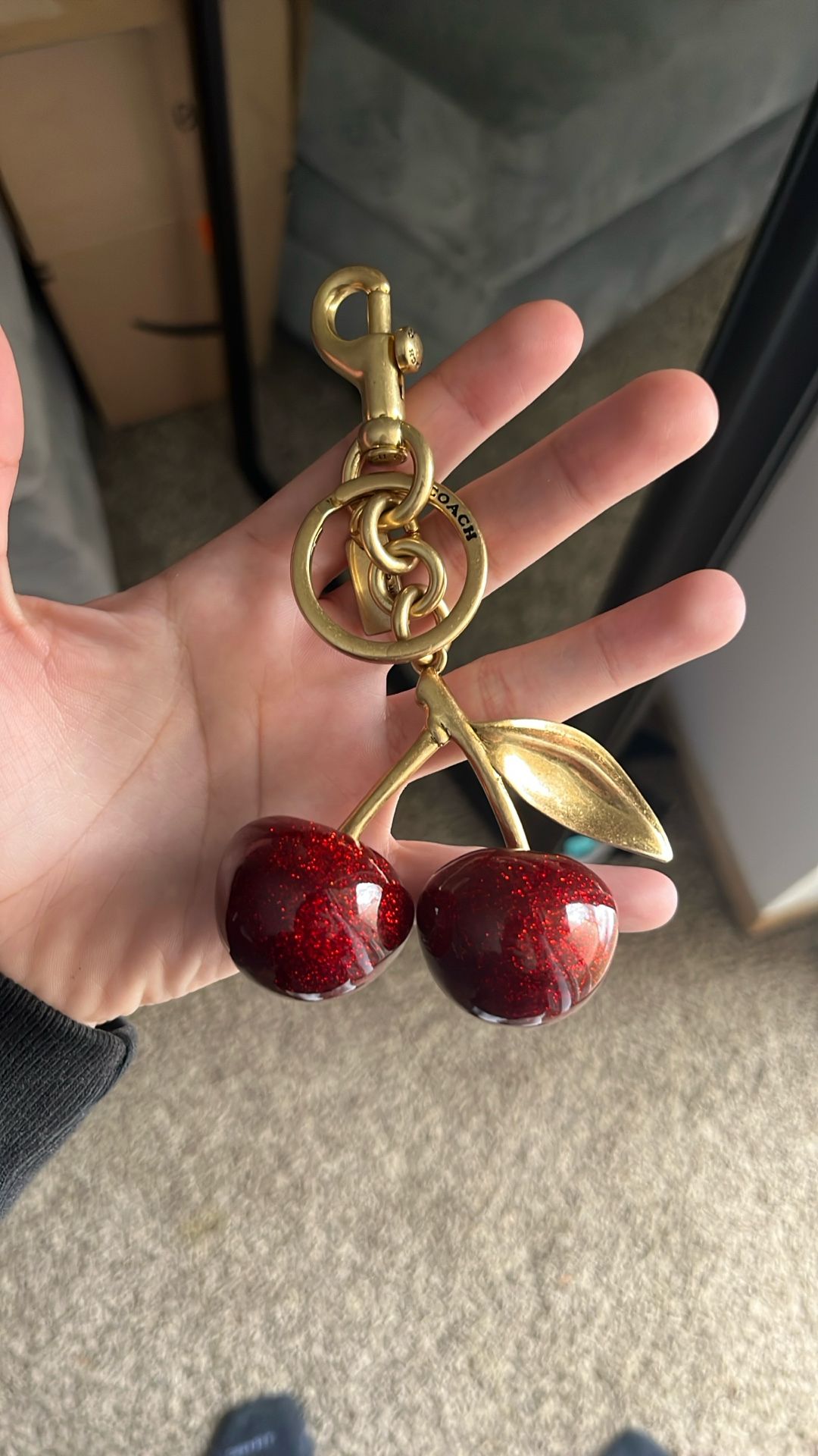 Cherry Bag Charm