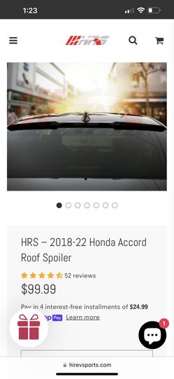 Honda Accord Roof Spoiler