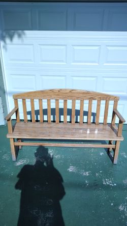 Solid White Oak Bench