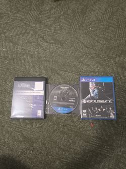 Look at Description PS4 Game Bundle - Modern Warfare, Mortal Kombat XL & COD WWII - $25