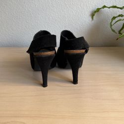 Pedro Garcia, Black Shoes, Suede Leather. 