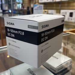 Sigma 18-50mm F2.8 For Sony