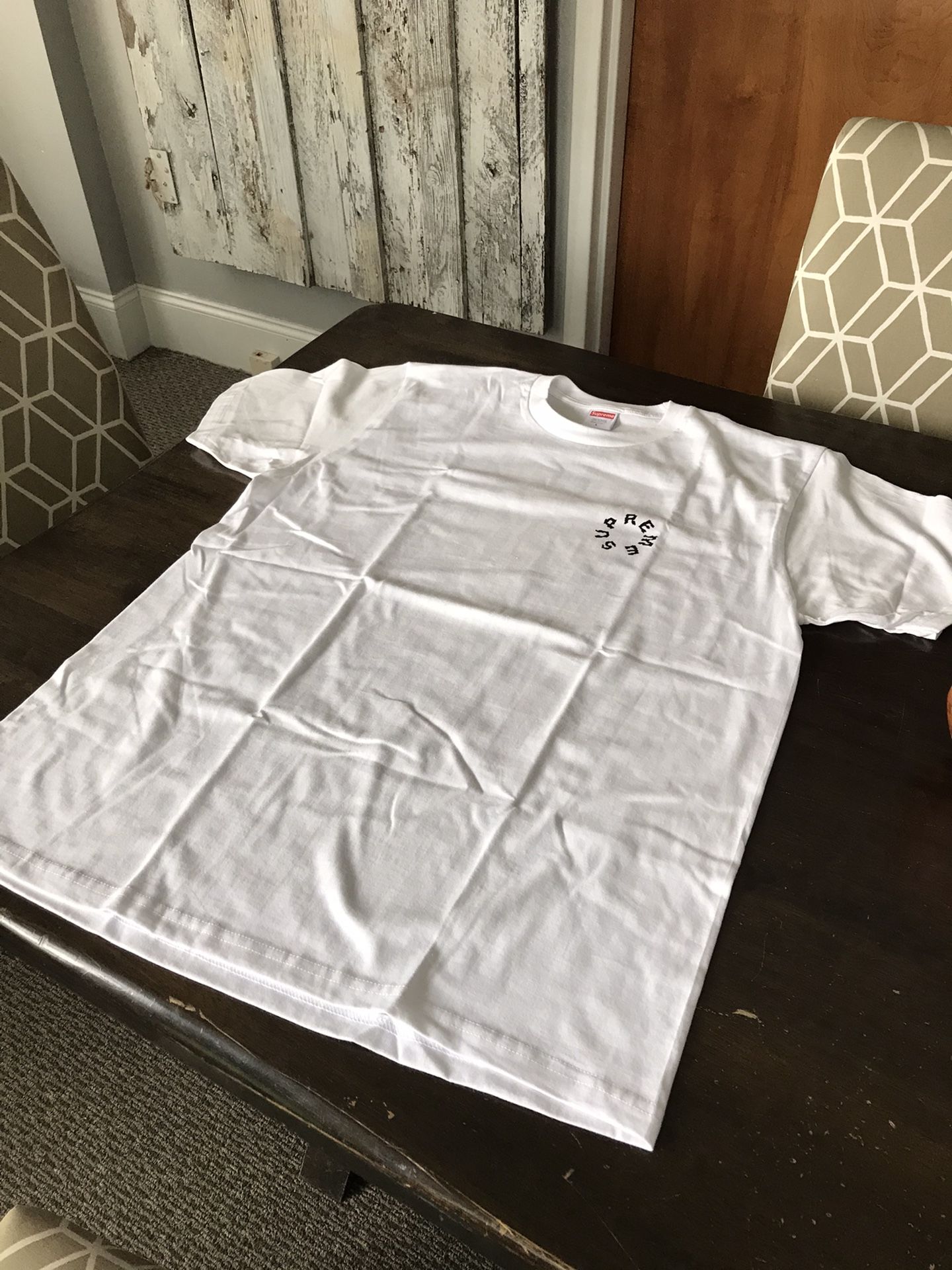 Supreme marble tee white mens large100% authentic