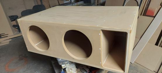 NEW   Custom box 2 12s  1-1/16 MDF