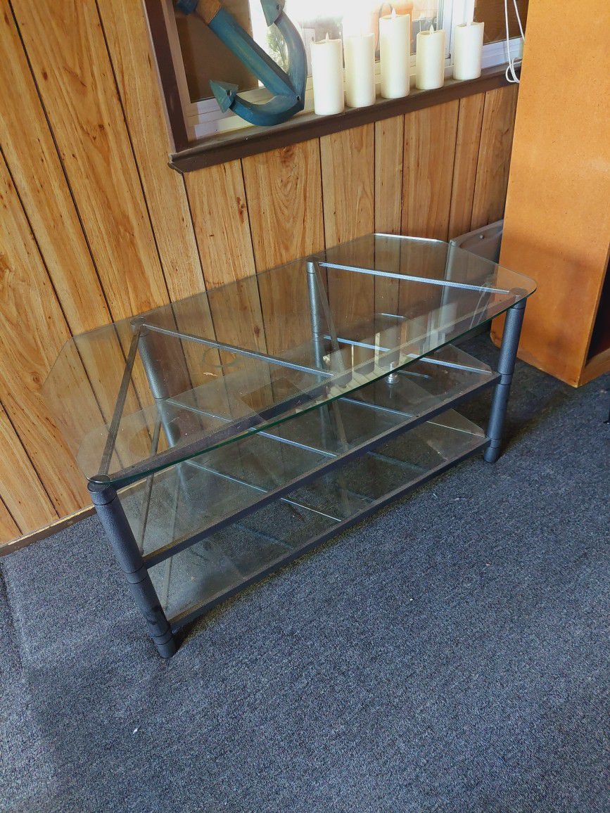 Heavy Glass 3 Shelf