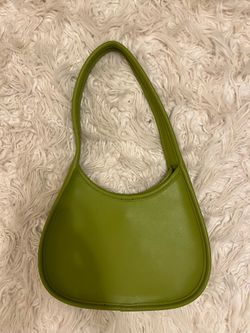 Modern simple green purse