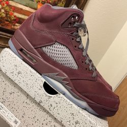 Most Sizes, Burgundy Jordan, five
