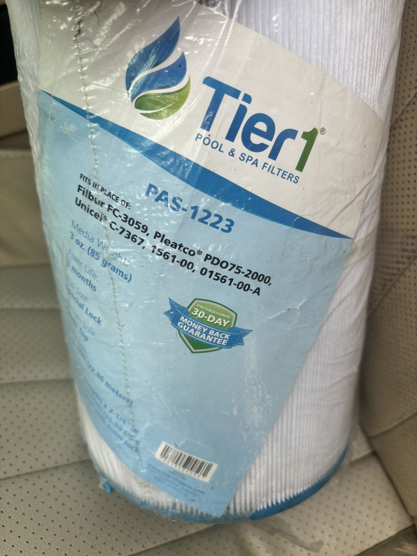 TIER 1 POOL AND SPA FILTER