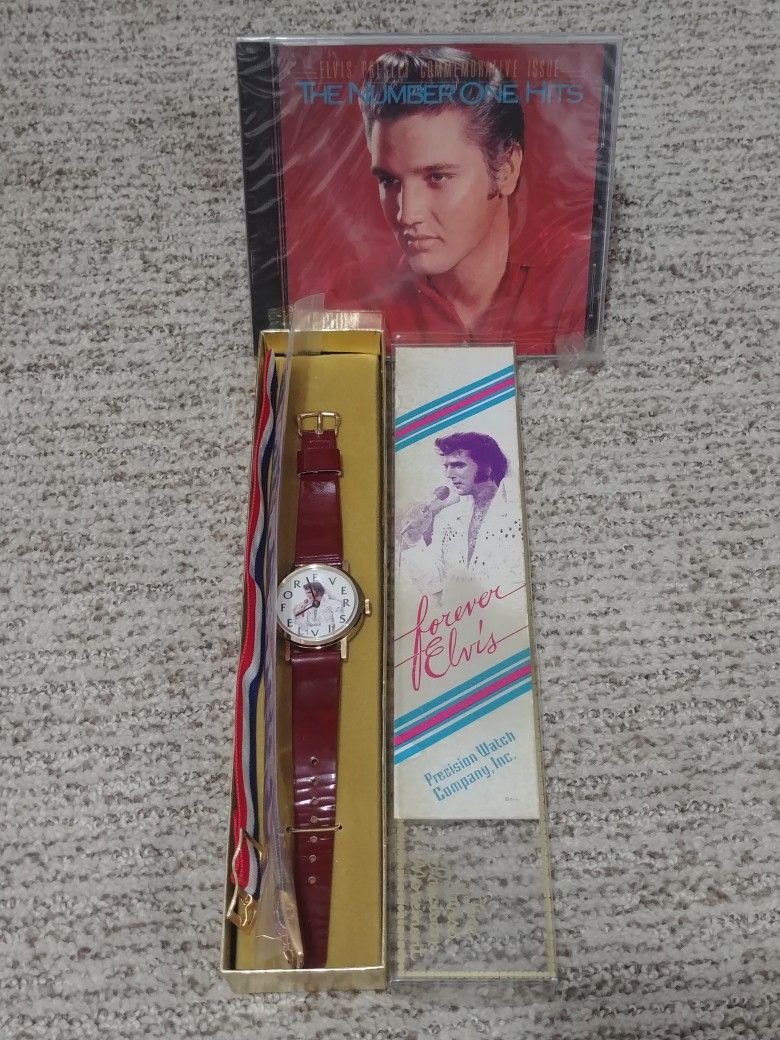 Elvis Presley Precision Watch & CD
