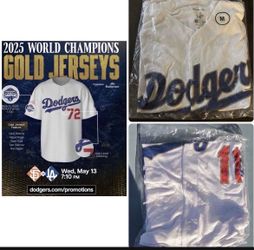 Roki Sasaki Los Angeles Dodgers Medium Gold Jersey Stadium Giveaway 5/13