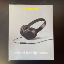 New BLACK wired Headphones - TARGET 