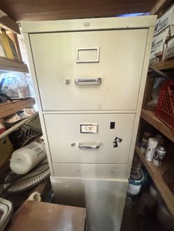 HON 2-Drawer Metal Filing Cabinet