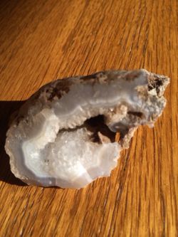 21/4" Colorado Agate Encompassing a Small Sea of Quartz Crystals