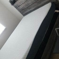 Cambeck QUEEN BED FRAME with BOXSPRING