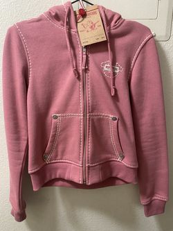 True religion zip up sweater